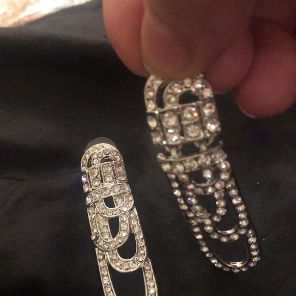 NWT rhinestone earrings - Picture 2 of 4